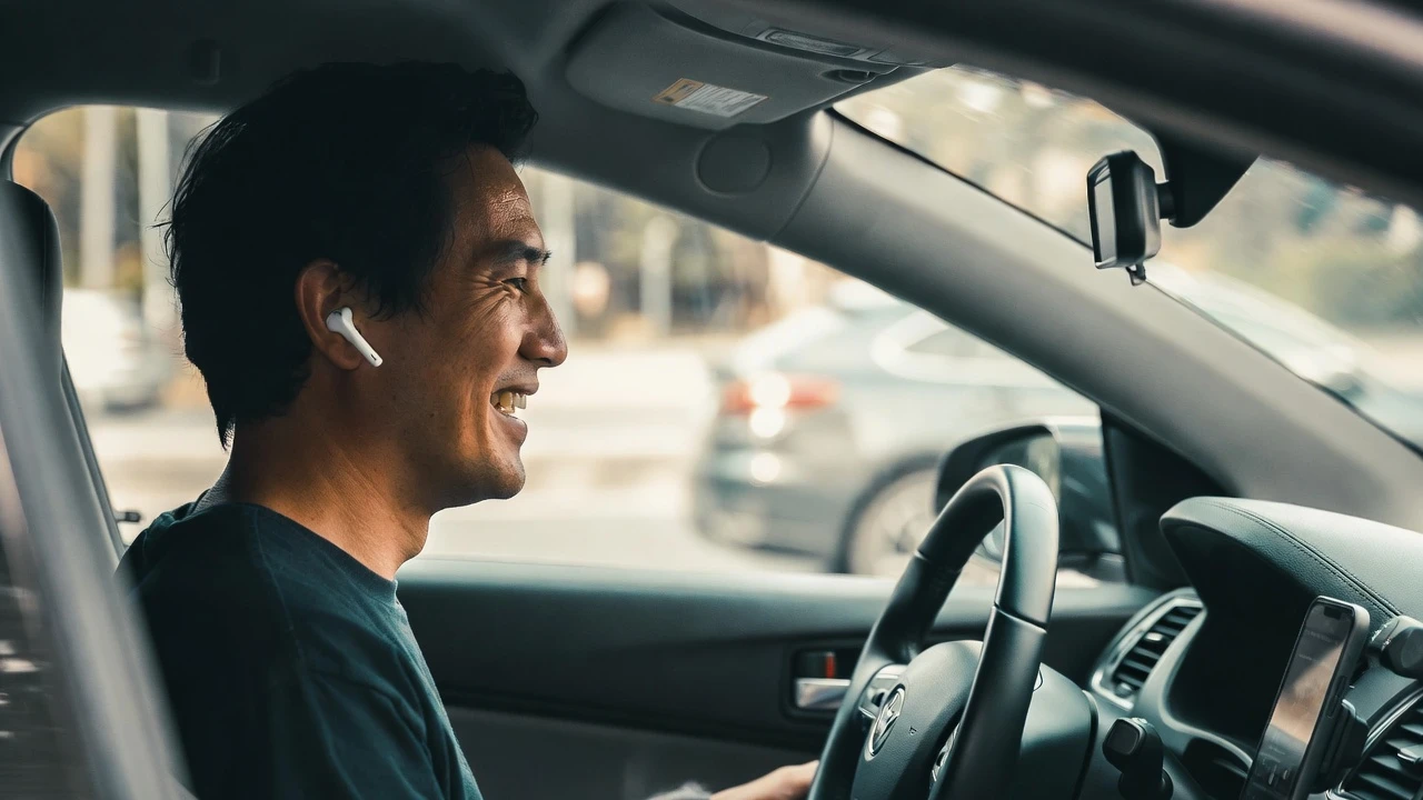 Motorista produtivo no trânsito